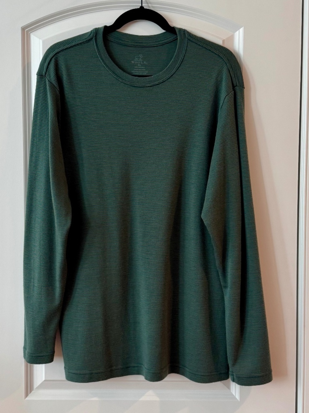 Woolx Mens Easton XL Olive Stripe